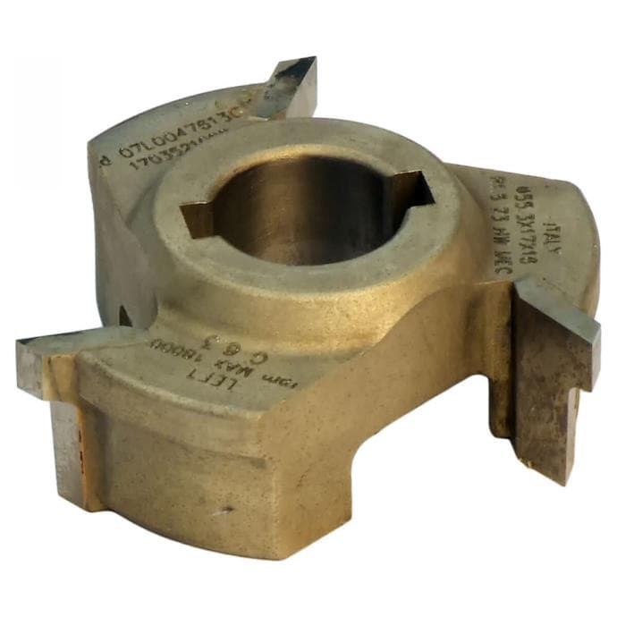 SCM Top and Bottom Carbide Trimmer, 2 mm Radius, Left Hand