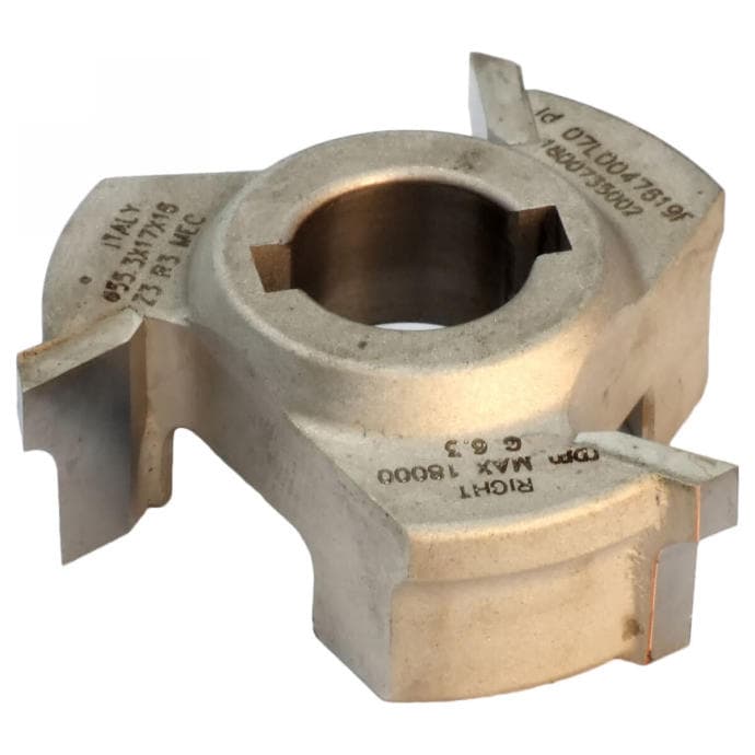 SCM Top and Bottom Carbide Trimmer, 3 mm Radius, Right Hand