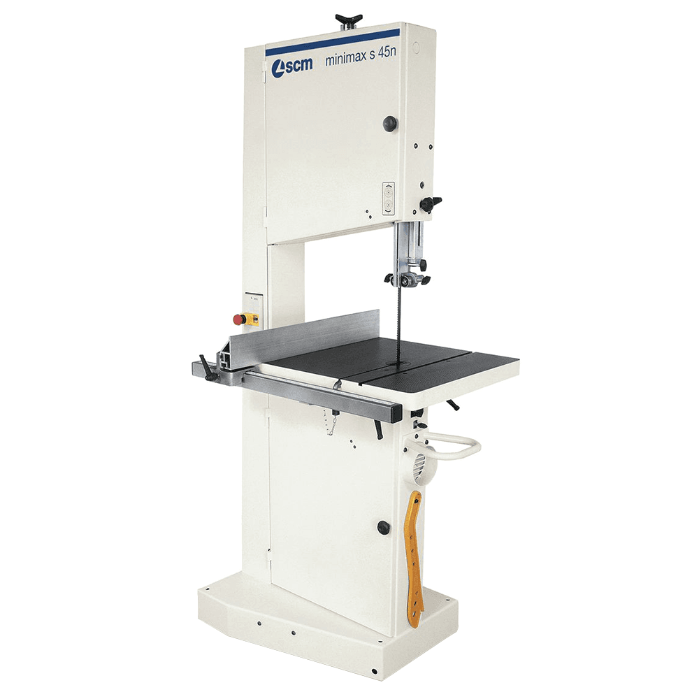 Minimax Single-Phase 2.5Hp Bandsaw w/18″ flywheels dia., 12″ resaw height, 17.25″ cutting width, 146″recommended blade length, 1/16″ - 1″ blade width