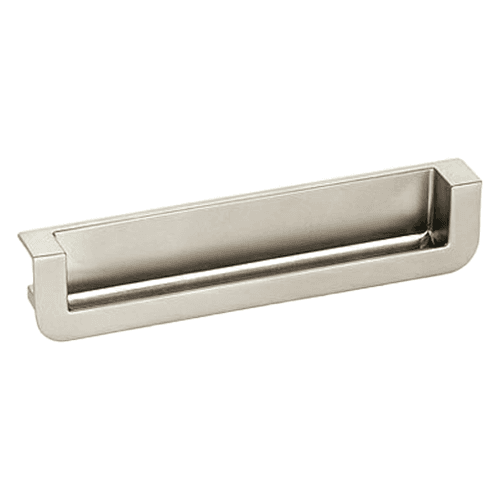 5" 22518 Series Cabinet Recessed Edge Pull, Satin Nickel