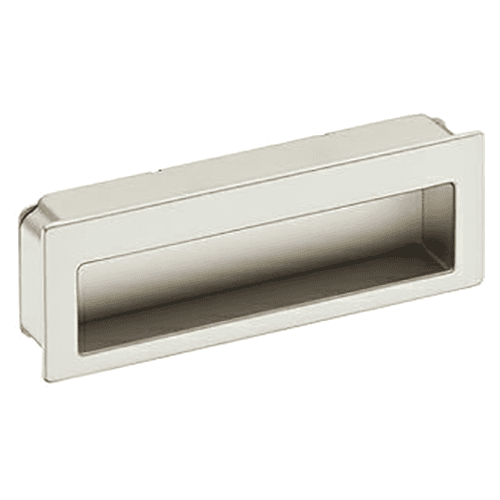 3-3/4" 2Z078 Series Cabinet Flush Pull, Satin Nickel