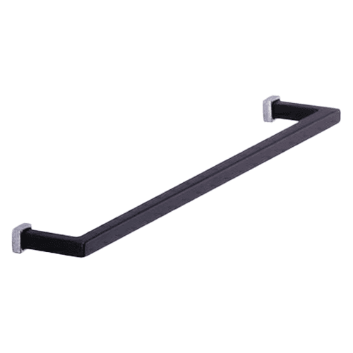 7-1/2" 34043 Series Cabinet Pull, Matte Black/Matte Chrome