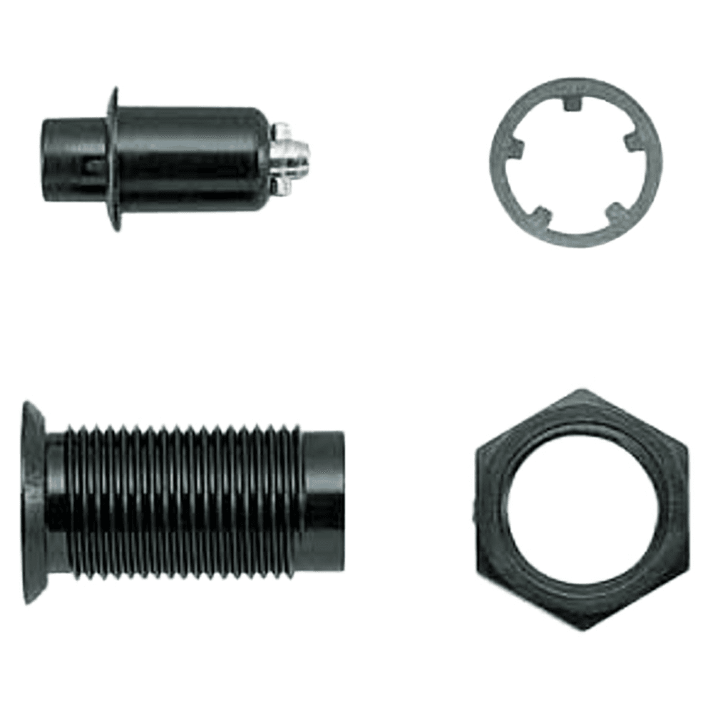 25mm Push Lock Fastener (Mini/Flush Type), Black