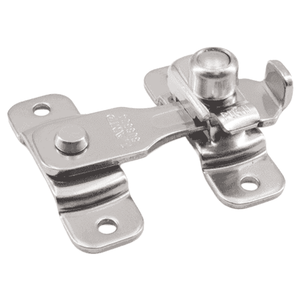1-3/4" Spring Loaded Bar Latch, Polished Stainless Steel