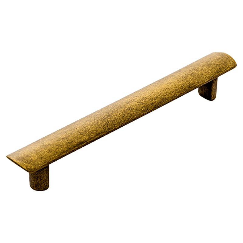 160mm Handle Pull, Matte Antique Brass, 197mm Length