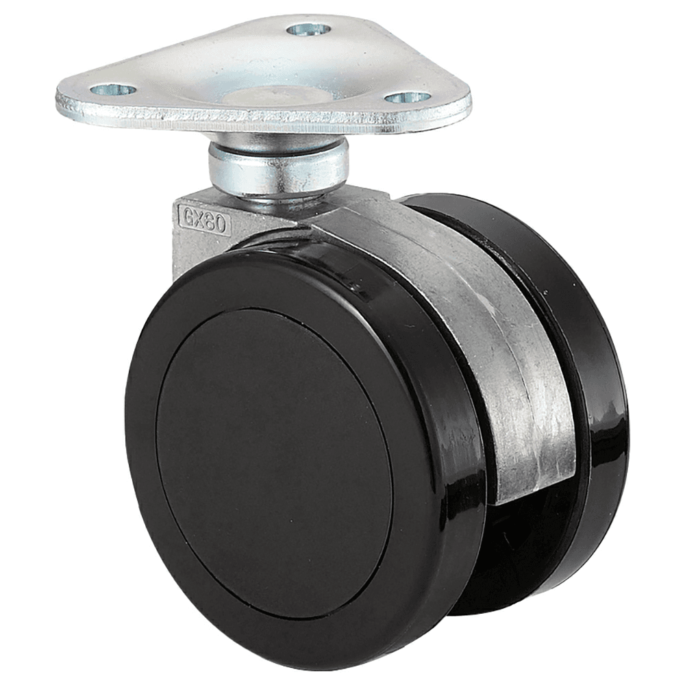 79.5mm Plate Type Twin Wheel Caster