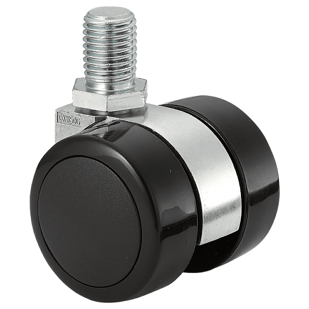 GX-W50GN16 64.5mm Threaded Bolt Twin Wheel Caster
