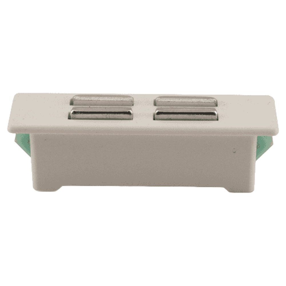 Snap-In Magnetic Catch, White