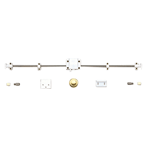 1100mm Push Knob Bar, Nickel