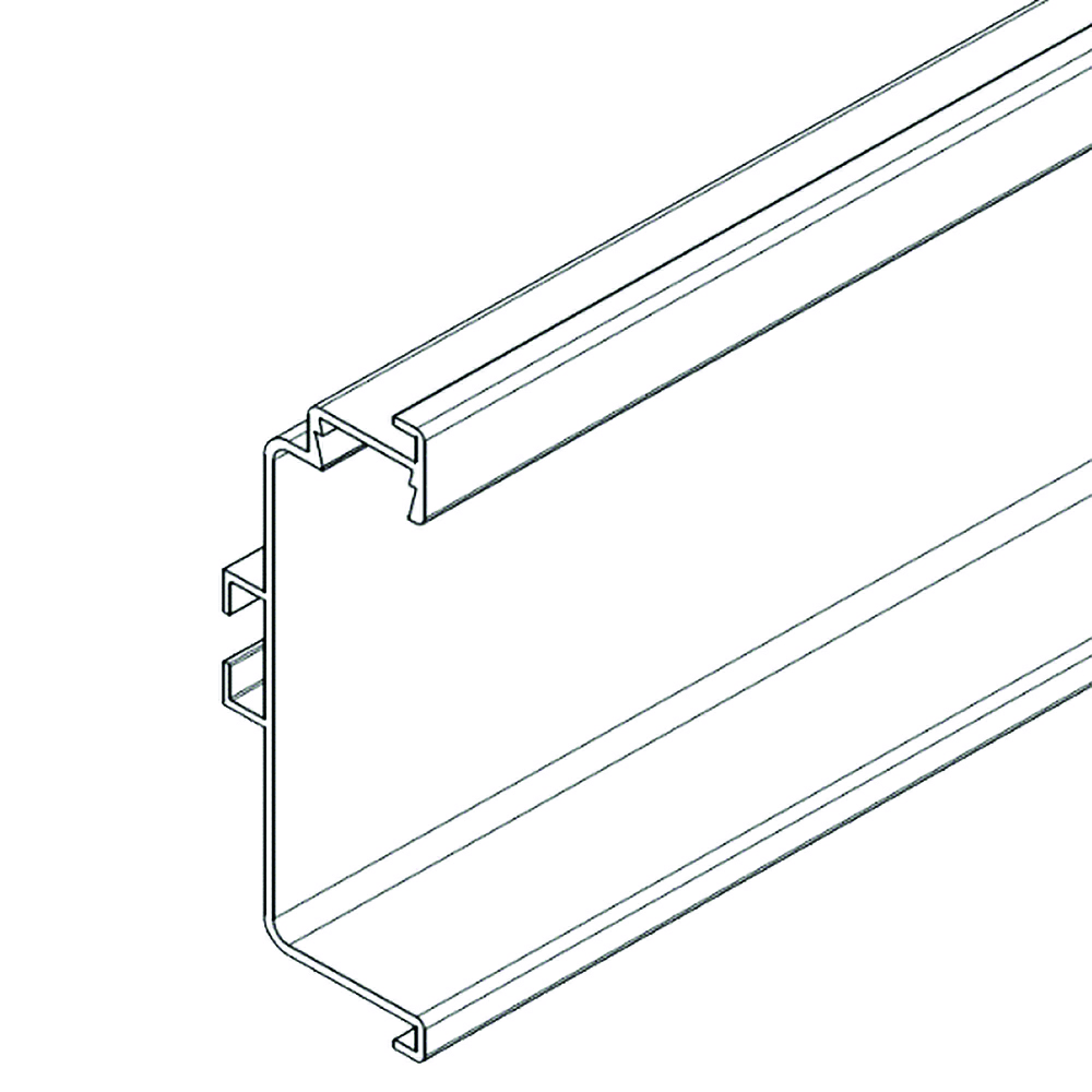 Gola 4.1m 8007 Horizontal C Channel Profile LED, Black Matte