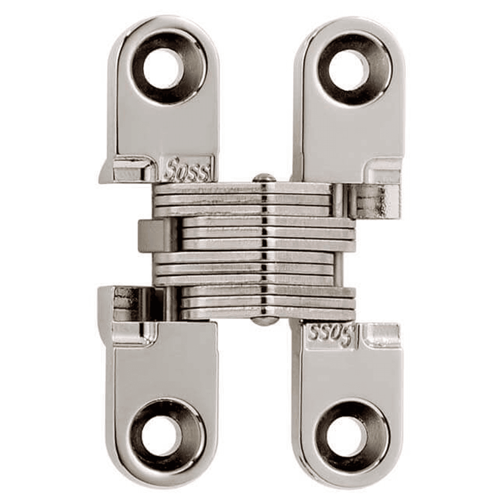 101 Invisible 180° Opening Hinge, Bright Nickel