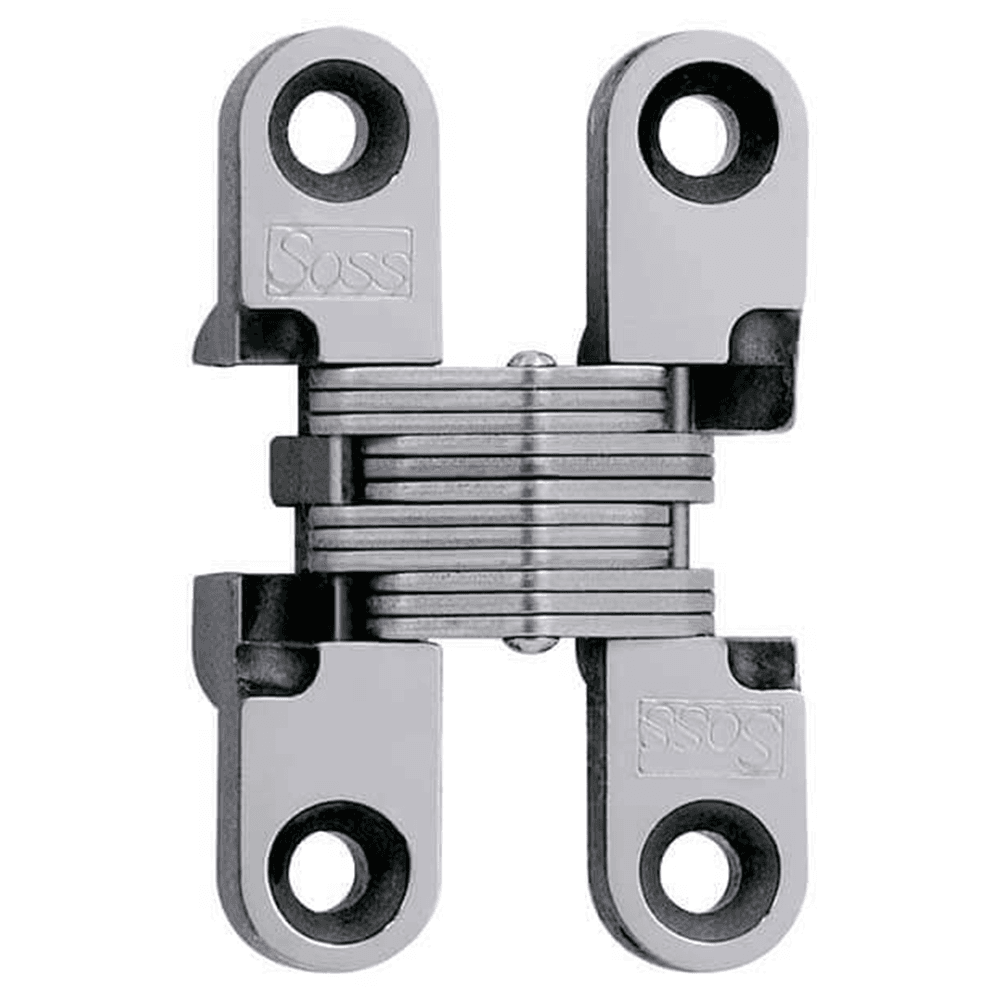 101SS Invisible 180° Opening Hinge, Bright Stainless Steel