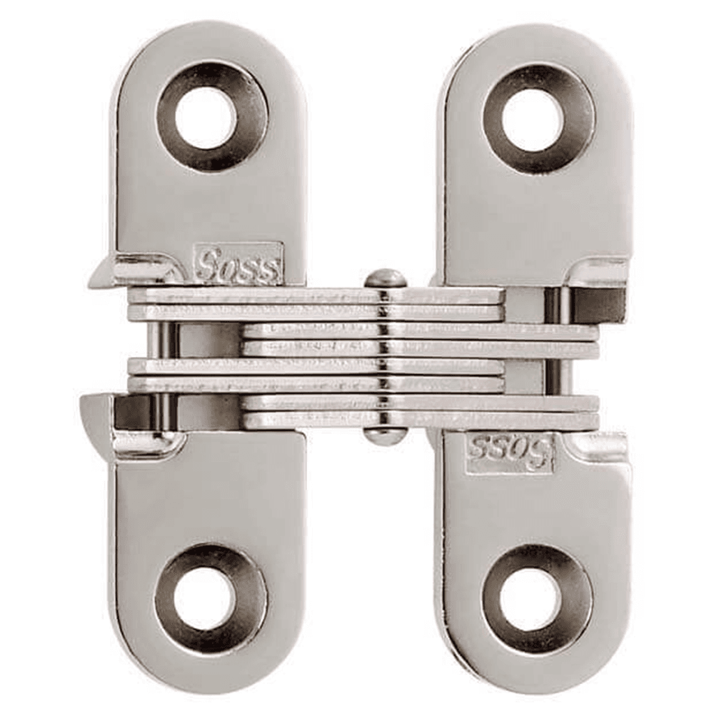 203 Invisible 180° Opening Hinge, Bright Nickel