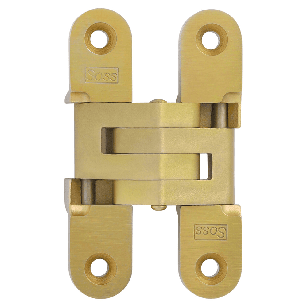 216H Invisible 180° Opening Hinge, Satin Brass