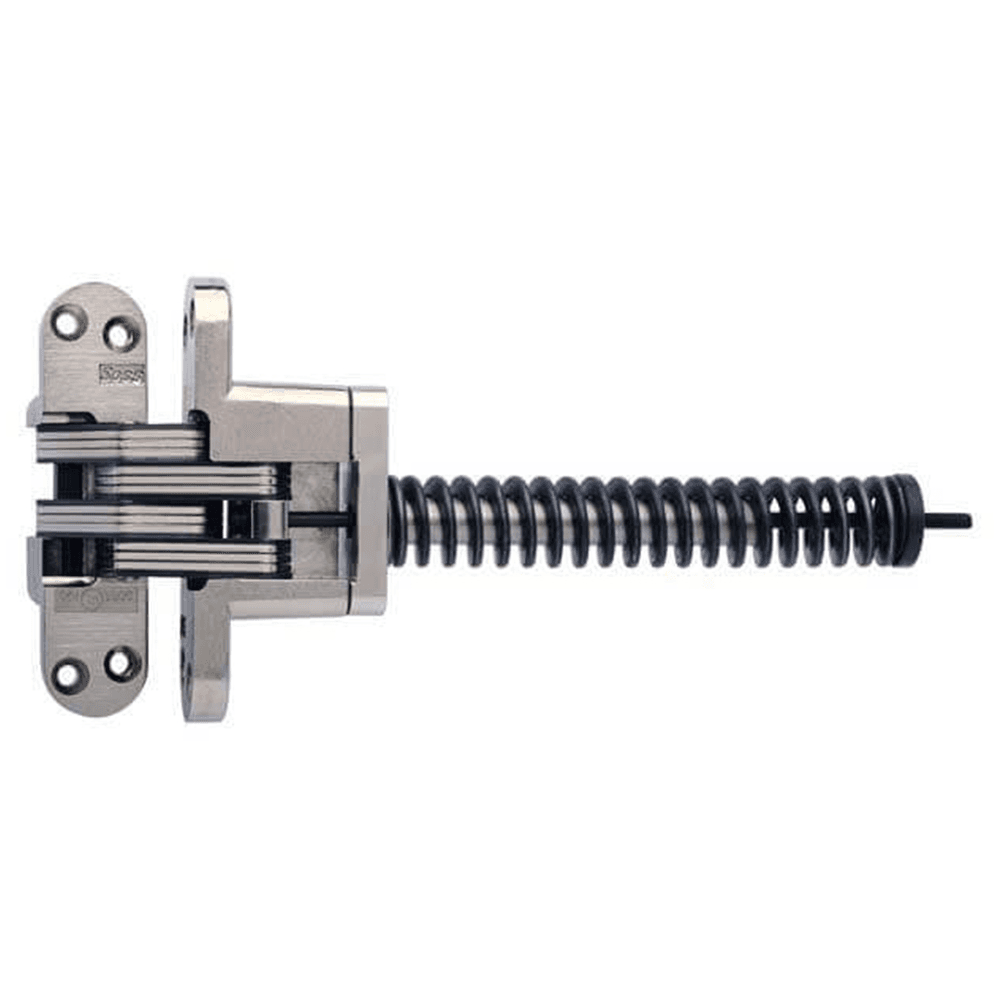218IC Invisible 180° Opening Closer Hinge, Satin Nickel