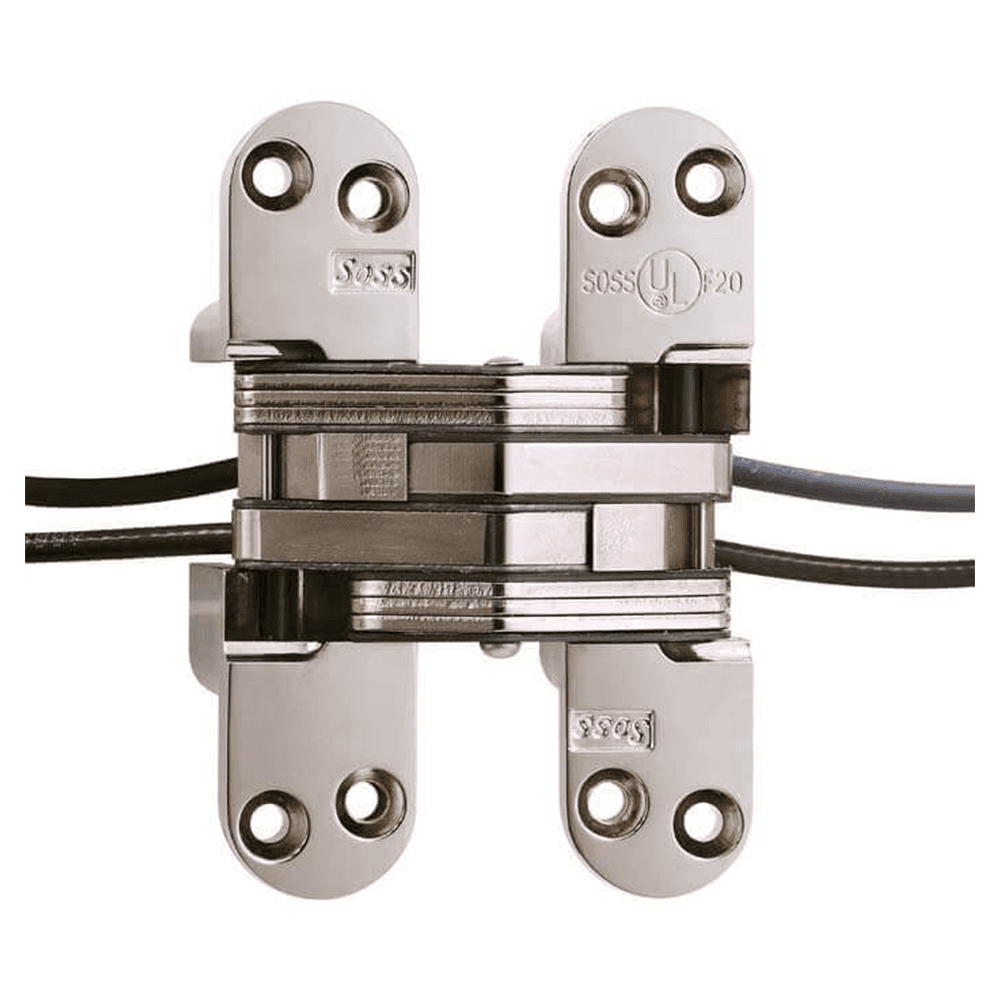 218PT Power Transfer Invisible Hinge, Bright Nickel