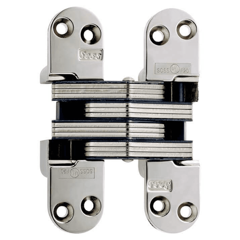 218 Invisible 180° Opening Hinge, Bright Nickel