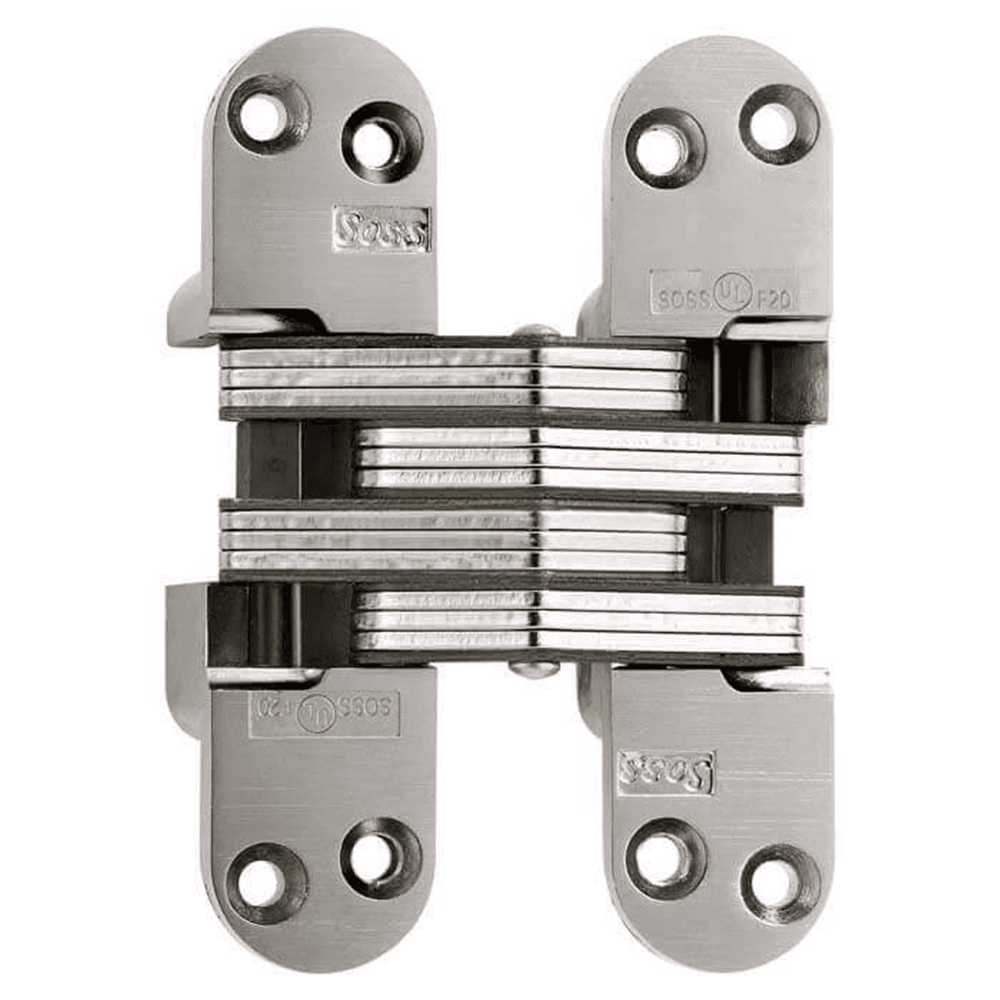 218 Invisible 180° Opening Hinge, Satin Nickel