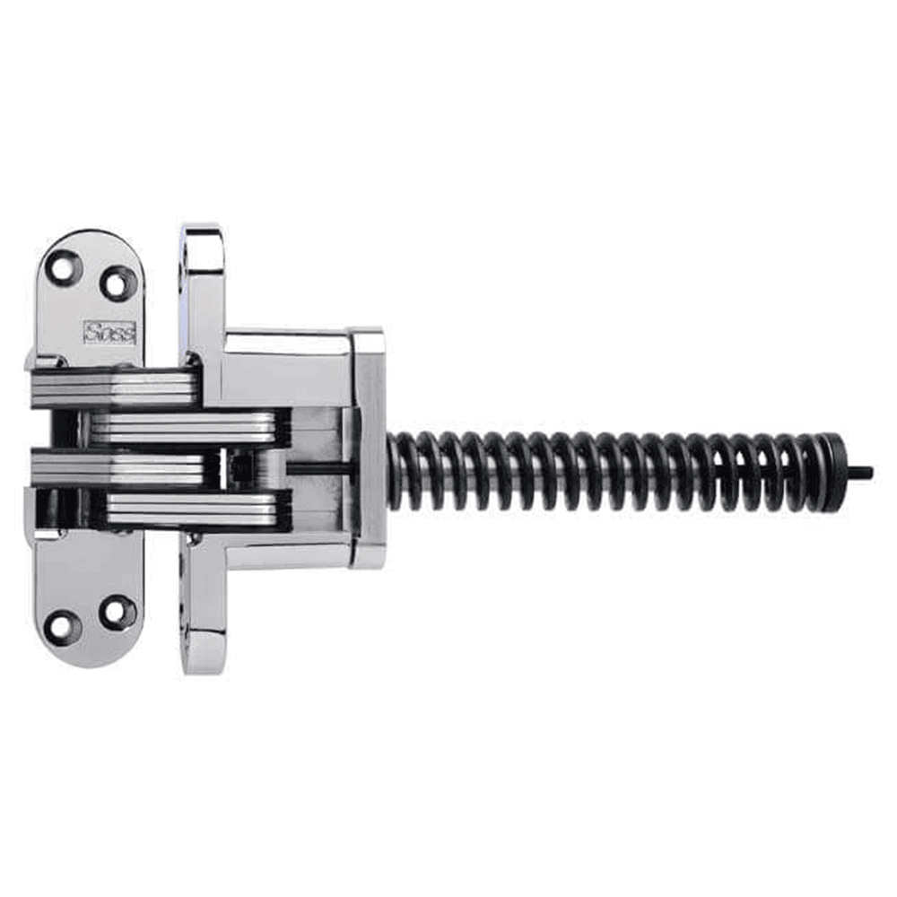 2" 220IC Invisible Closer Hinge, Bright Nickel