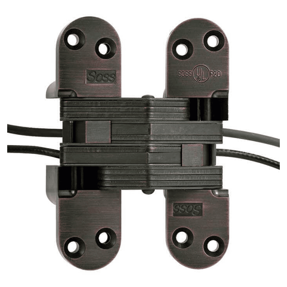 2" 220PT Invisible Power Transfer Hinge, Oil Rubbed Brone