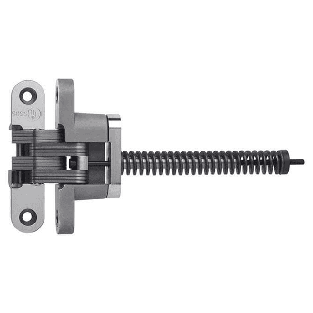 1-3/8" 416SSIC Invisible Closer Hinge, Satin Stainless Steel