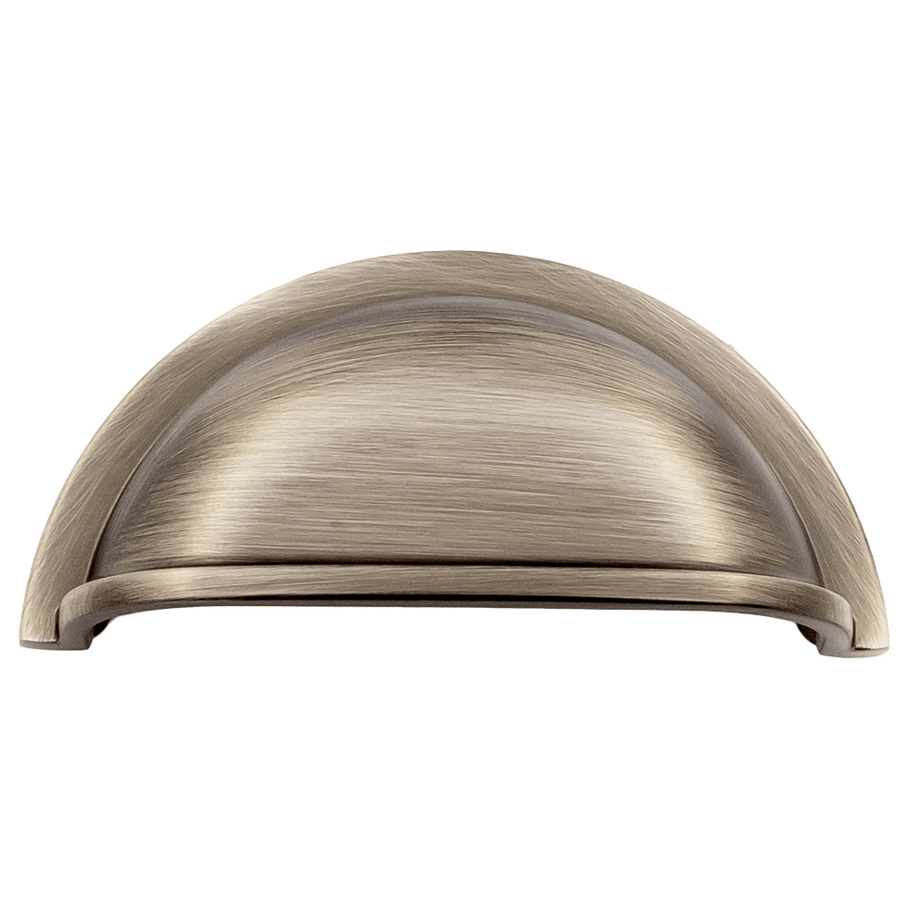 2-63/64" Heritage Cup Pull, Antique Nickel