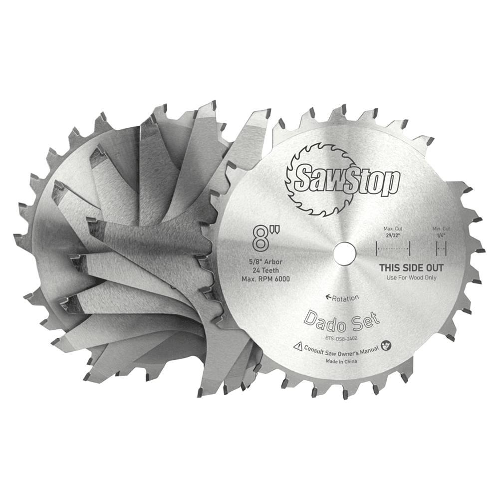 8" Premium Dado Set with Systainer