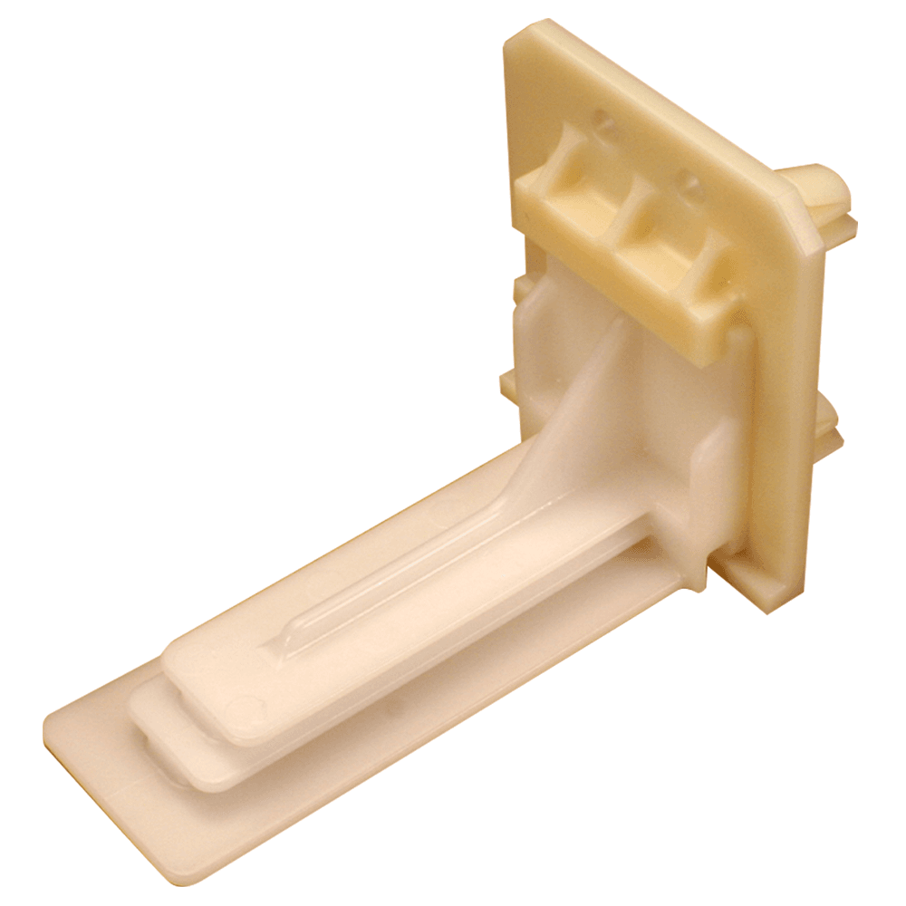 C-362-01 11mm - 39mm Right Adjustable Inset Undermount Bracket, 10mm, Dowelled (400/Box)