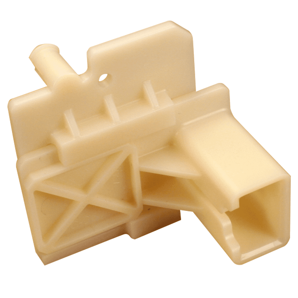C-368 6mm - 22mm Left Adjustable Roller Undermount Bracket, 8mm, Dowelled (300/Box)