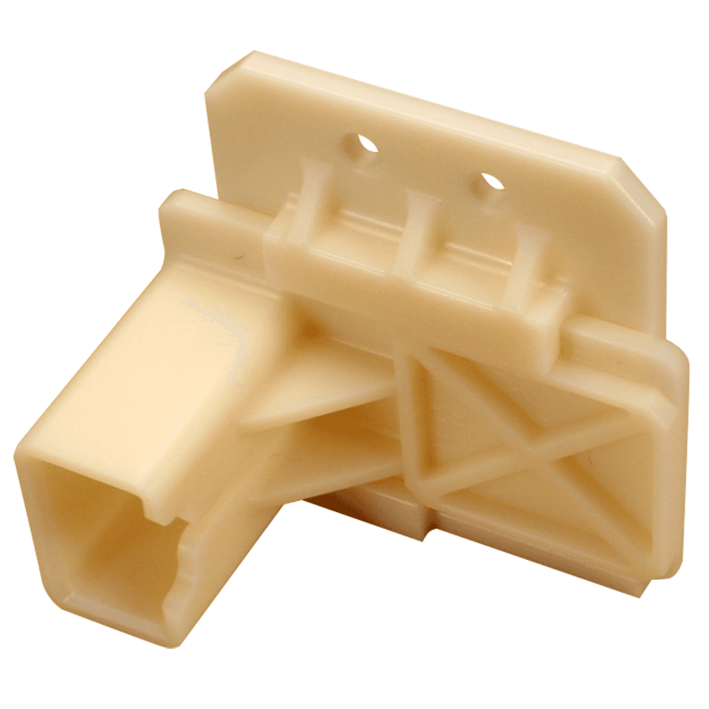 C-374-03 6mm - 22mm Right Adjustable Roller Undermount Bracket, 10mm, Dowelled (100/Box)
