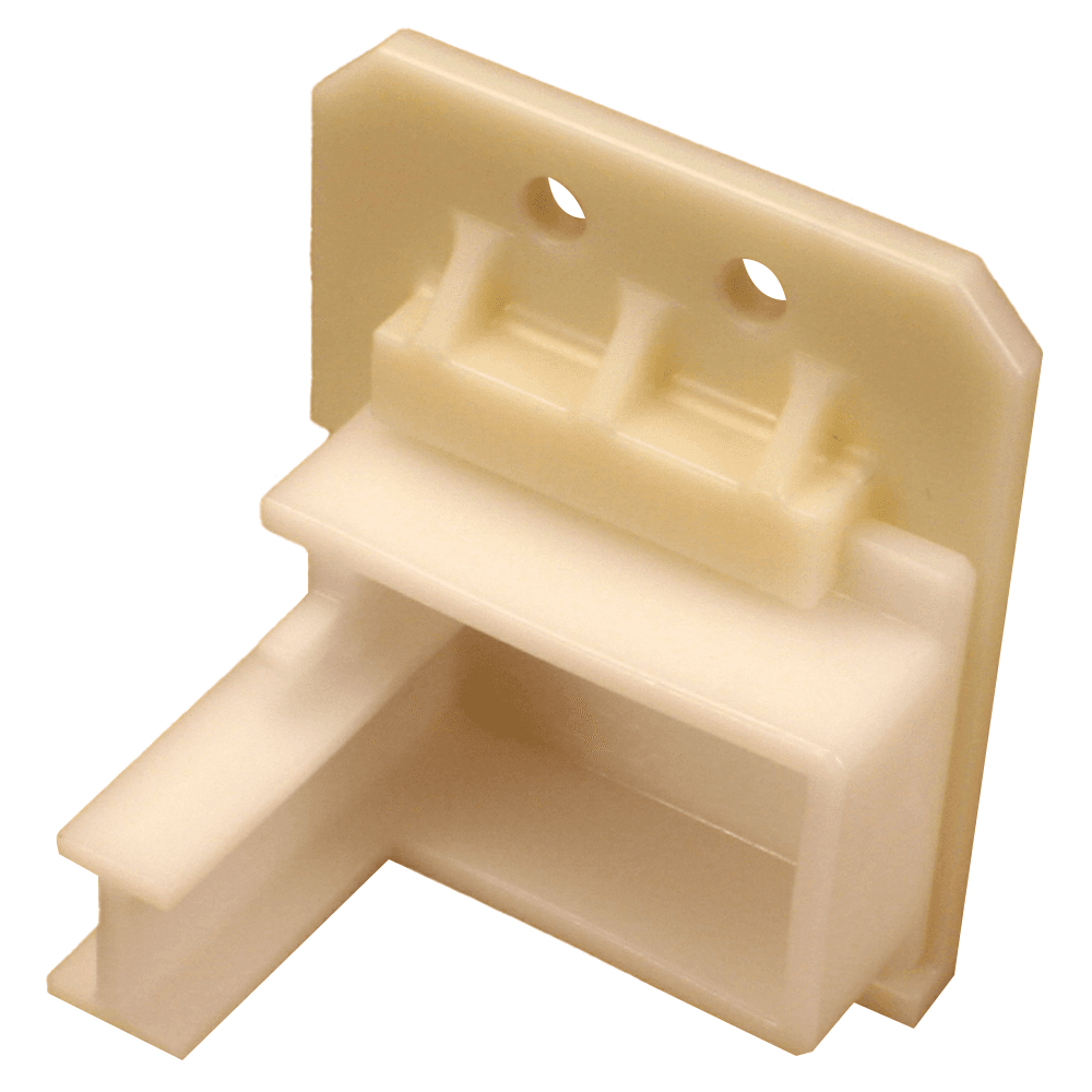 C-445-01 19mm - 23mm Right Adjustable Roller Undermount Bracket, 10mm, Dowelled (300/Box)