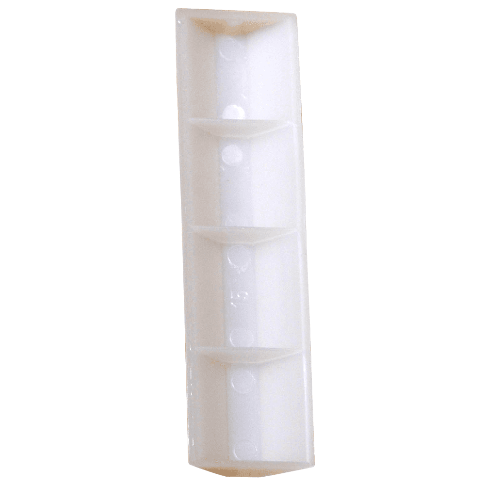 4" x 3/4" High Density Polyethylene Glue/Staple Block, Natural