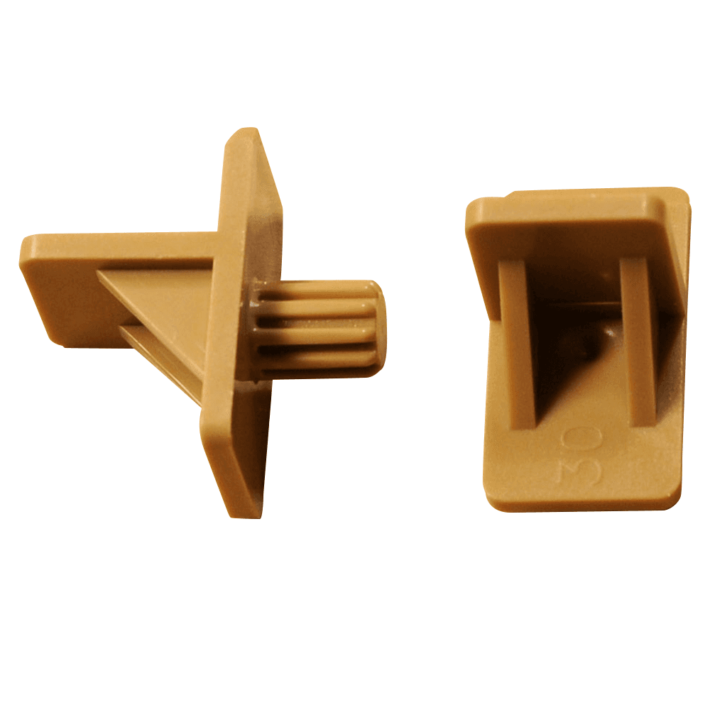 T-636 1/4" Shelf Support, Toffee Finish 8000/Box