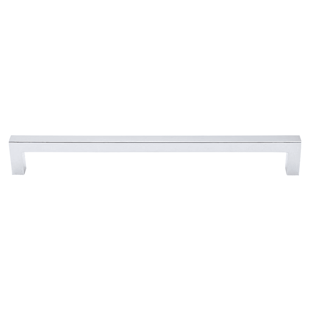 8-13/16" Nouveau III Square Bar Pull, Polished Chrome