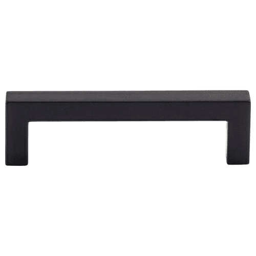 3-3/4" Nouveau Square Bar Pull, Flat Black