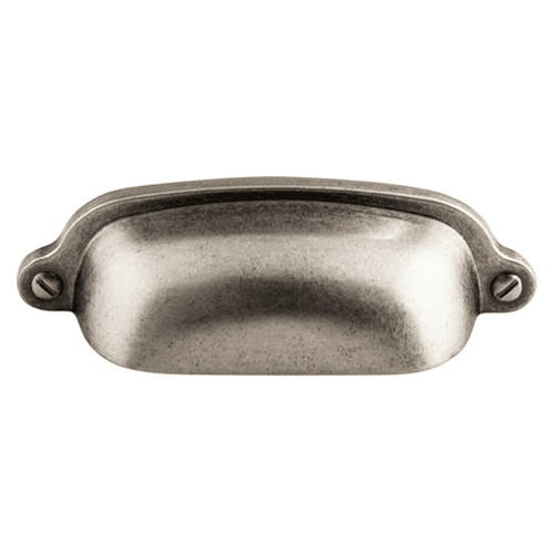 2-9/16" Dakota Charlotte Cup Pull, Pewter Antique