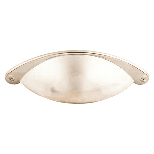 2-1/2" Asbury Arendal Cup Pull, Polished Nickel