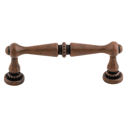 3" Edwardian Handle Pull, Patina Rouge