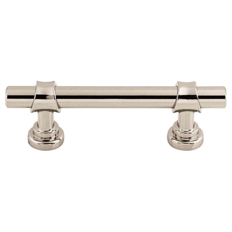 3" Asbury Bit Pull, Polished Nickel