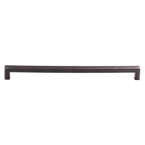 12" Nouveau Square Bar Pull, Tuscan Bronze