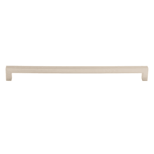 12" Nouveau Square Bar Pull, Polished Nickel