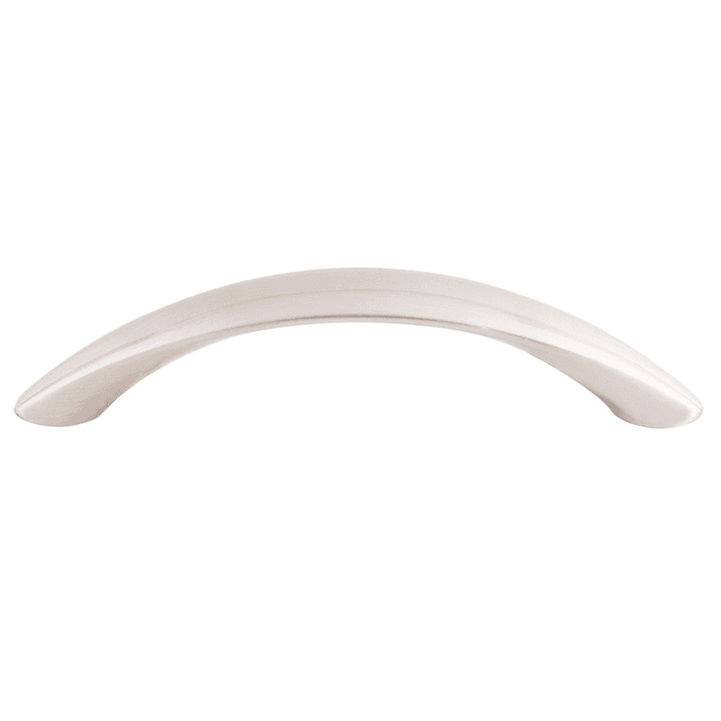 4" Dakota Arc Pull, Brushed Satin Nickel