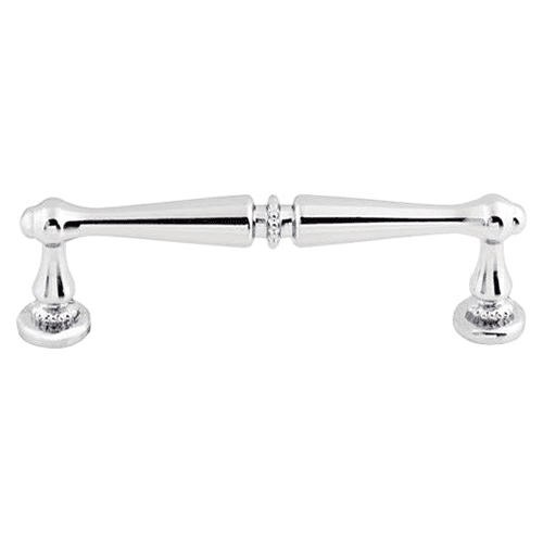 3-3/4" Edwardian Handle Pull, Polished Chrome