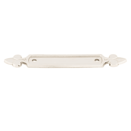 2-1/2" Tuscany Dover Pull Backplate, Polished Nickel