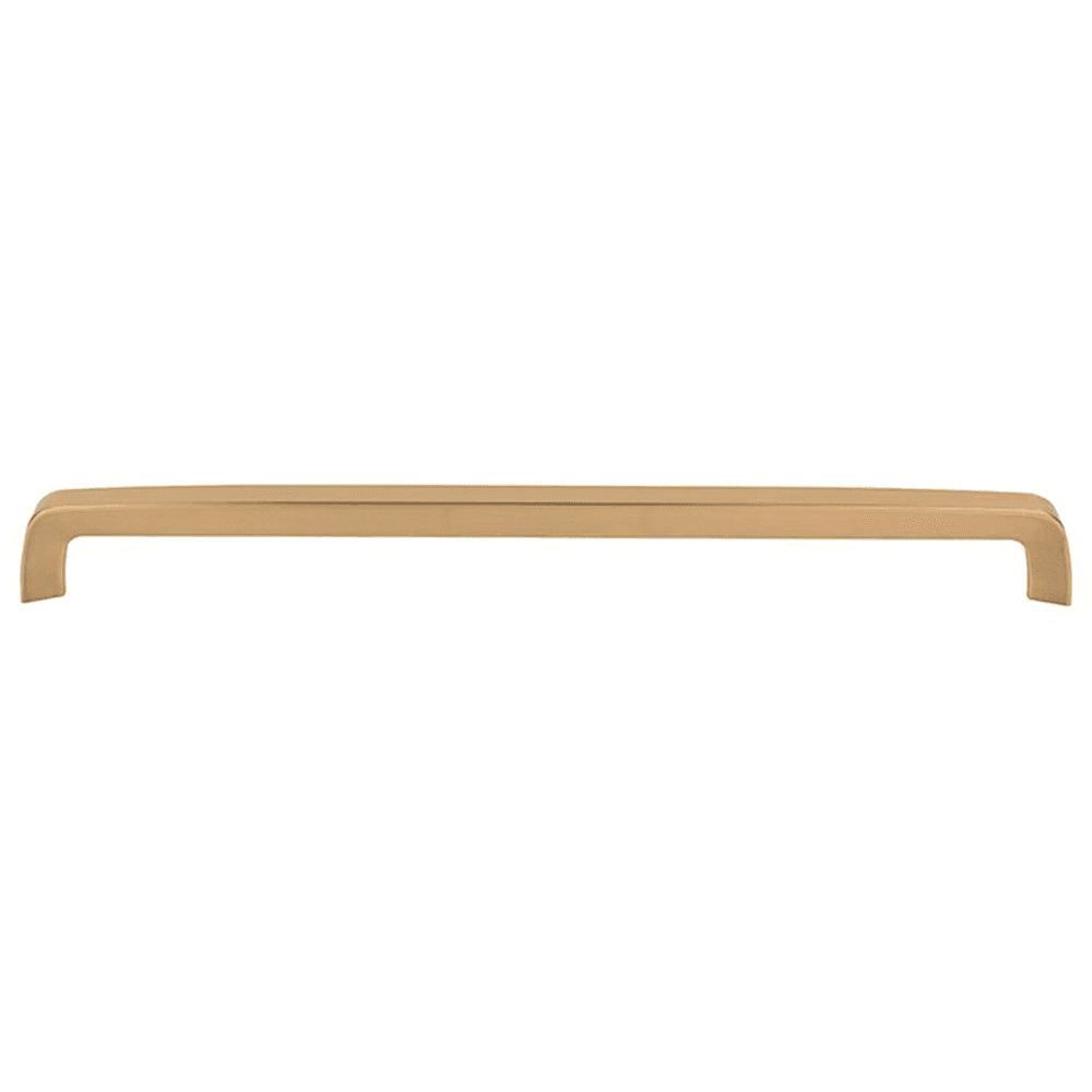 12-5/8" Nouveau Tapered Bar Pull, Honey Bronze