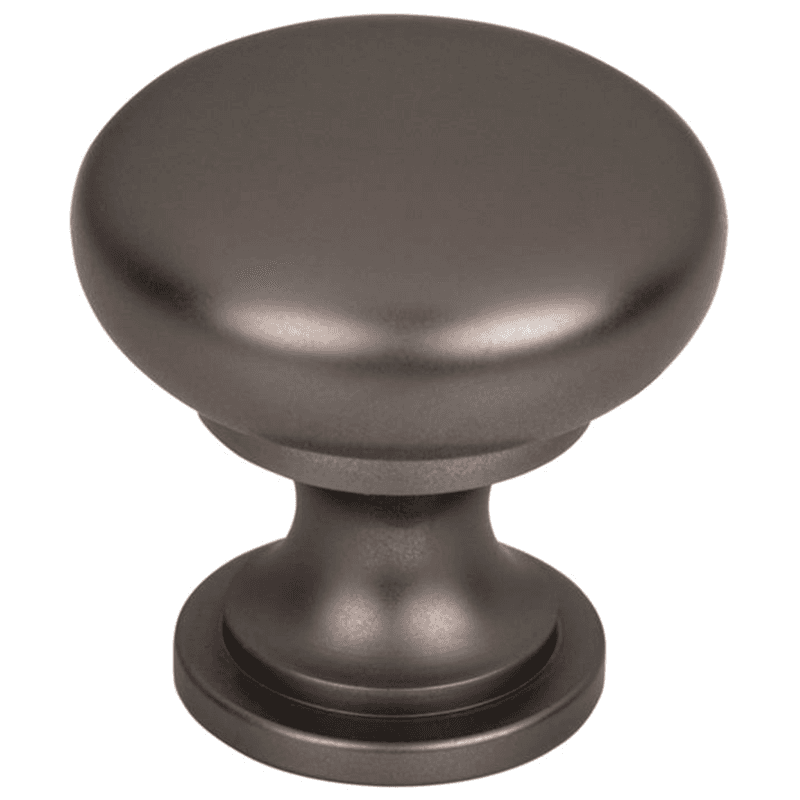 1-3/16" Nouveau Hollow Round Knob, Ash Gray