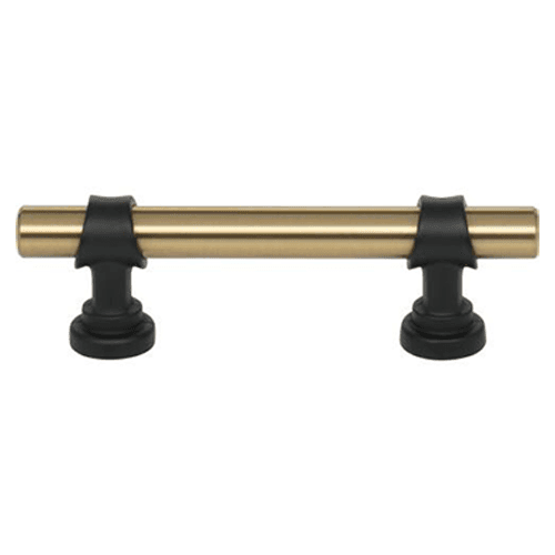 3" Dakota Bit Pull, Honey Bronze/Flat Black