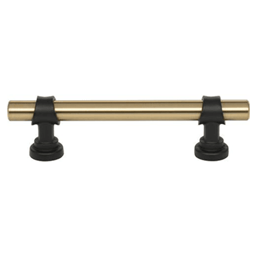 3-3/4" Dakota Bit Pull, Honey Bronze/Flat Black