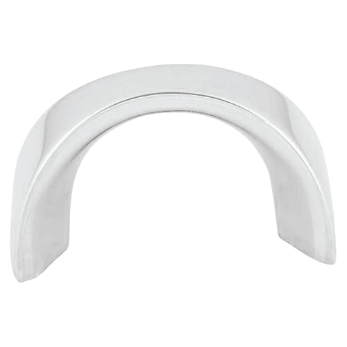 1-1/4" Nouveau Crescent U-Pull, Polished Chrome