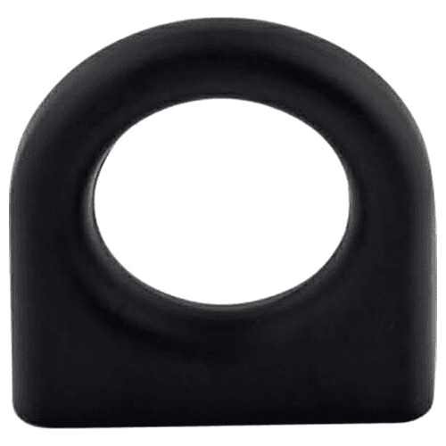 5/8" Nouveau Ring Pull, Flat Black